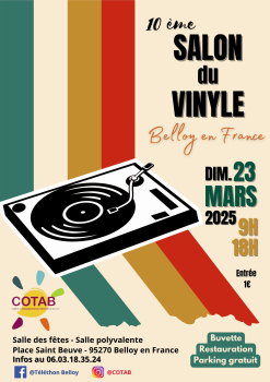 COTAB 10 eme salo, du vinyle 