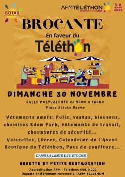 Brocante téléthon 2025