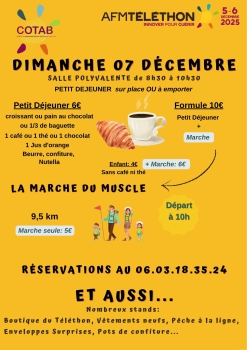 La marche du muscle cotab