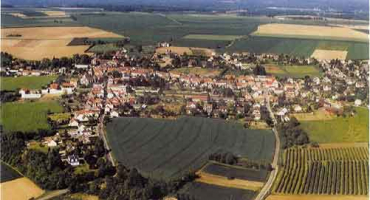 Vue aérienne de Belloy-en-France